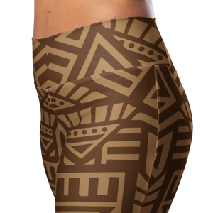 African Pattern - Flare leggings