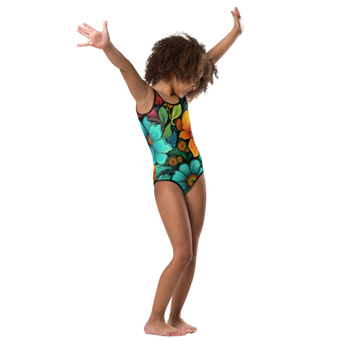 All-Over Print Kids Swimsuit