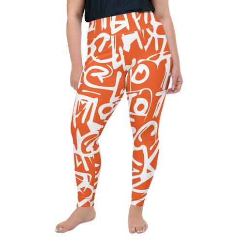 All-Over Print Plus Size Leggings