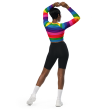 Load image into Gallery viewer, Pride - Recycled long-sleeve crop top