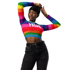 Pride - Recycled long-sleeve crop top