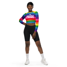 Load image into Gallery viewer, Pride - Recycled long-sleeve crop top