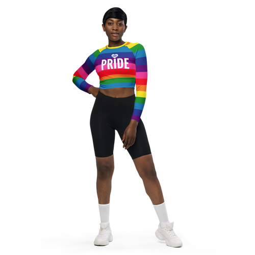 Pride - Recycled long-sleeve crop top