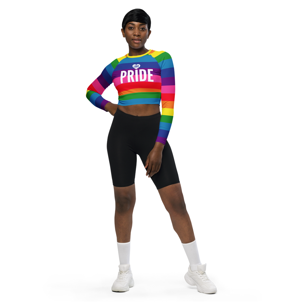 Pride - Recycled long-sleeve crop top