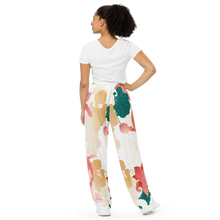 Load image into Gallery viewer, All-over print unisex wide-leg pants