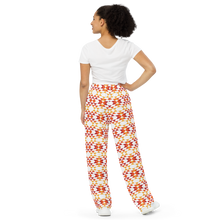 Load image into Gallery viewer, All-over print unisex wide-leg pants