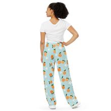 Load image into Gallery viewer, Orange Flava - All-over print unisex wide-leg pants