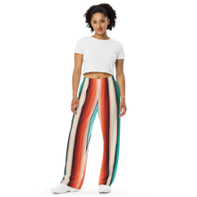 Load image into Gallery viewer, All-over print unisex wide-leg pants