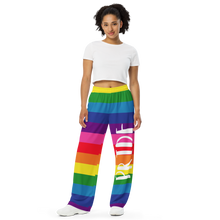 Load image into Gallery viewer, Pride - All-over print unisex wide-leg pants