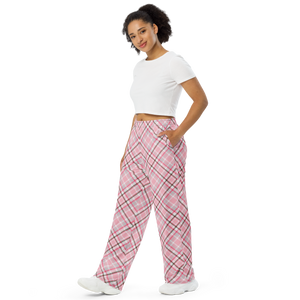 All-over print unisex wide-leg pants