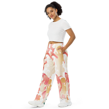 Load image into Gallery viewer, All-over print unisex wide-leg pants