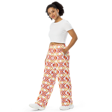 Load image into Gallery viewer, All-over print unisex wide-leg pants