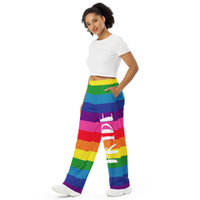 Load image into Gallery viewer, Pride - All-over print unisex wide-leg pants