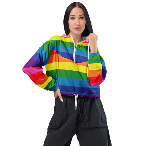 Pride - Women’s cropped windbreaker