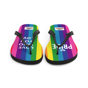 PRIDE LOVE WHO YOU LOVE - Flip-Flops