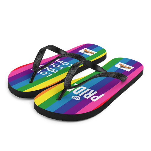 PRIDE LOVE WHO YOU LOVE - Flip-Flops