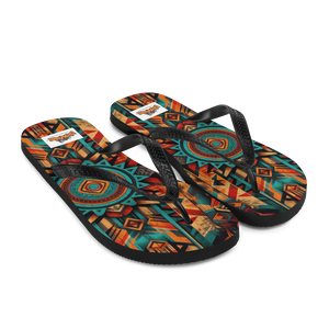 Native American Pattern - Flip-Flops