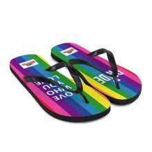 Load image into Gallery viewer, PRIDE LOVE WHO YOU LOVE - Flip-Flops