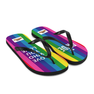 PRIDE LOVE WHO YOU LOVE - Flip-Flops