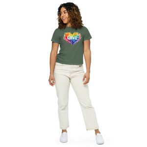 Love - Women’s high-waisted t-shirt