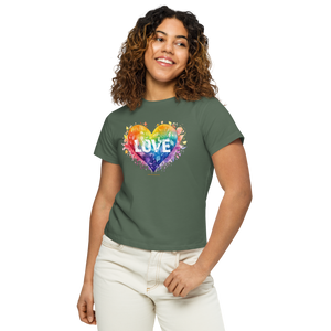 Love - Women’s high-waisted t-shirt