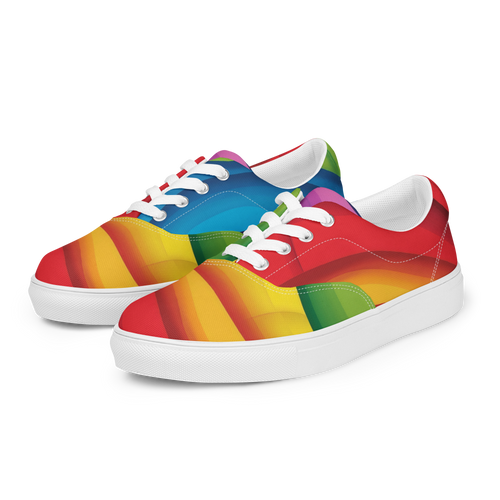 Pride - Women’s lace-up canvas shoes