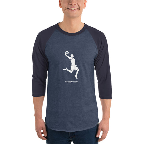 3/4 sleeve raglan shirt